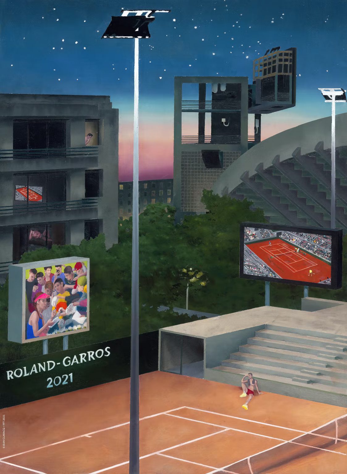 Portafoglio Ufficiale Roland Garros – Collezione Tennis – Poliestere 12x9 Cm – Prodotto Con Licenza RG