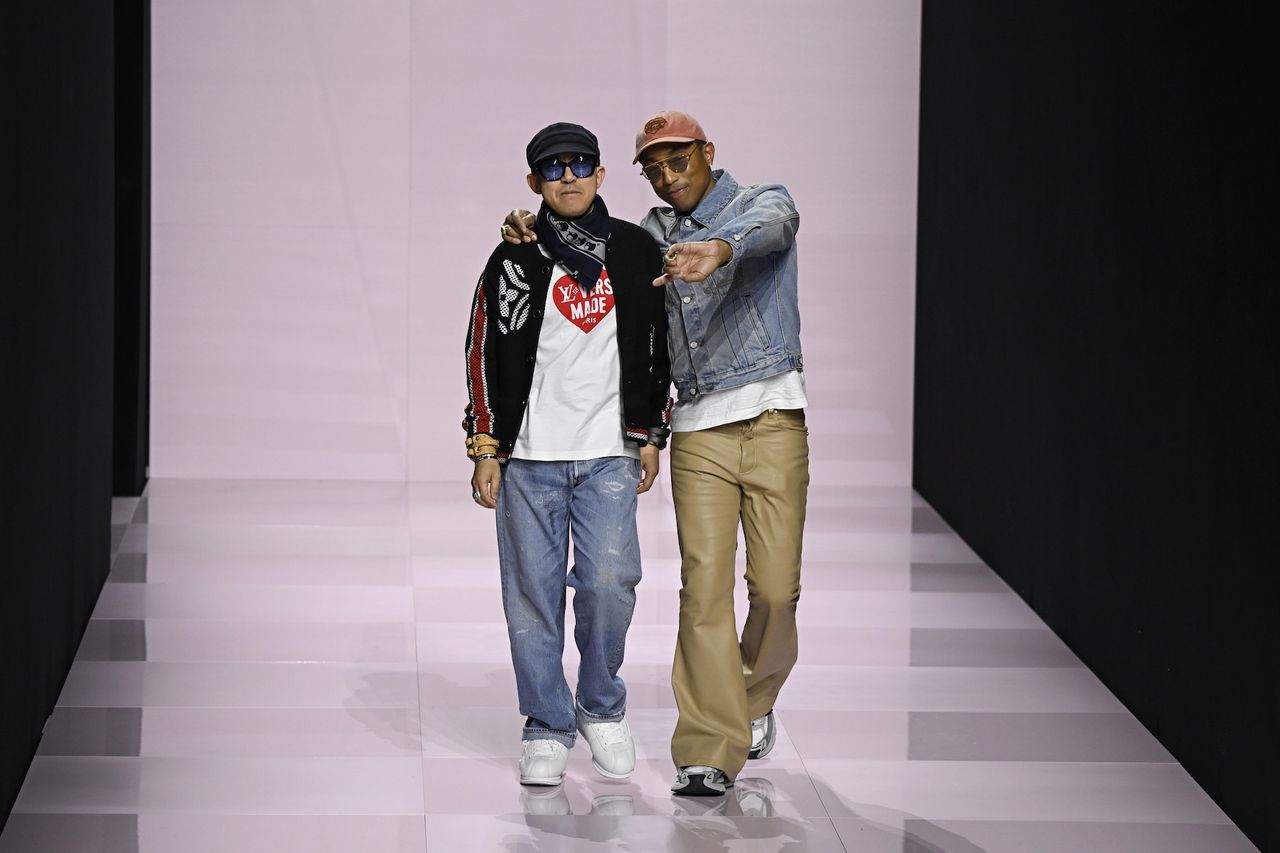 NIGO e Pharrell firmano la collezione FW25 di Louis Vuitton | Outpump